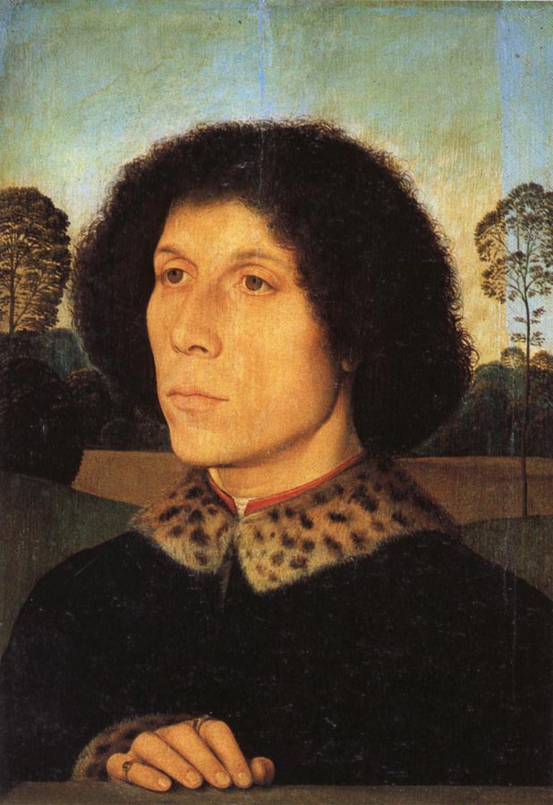 Portrait of a Man in a Landscap